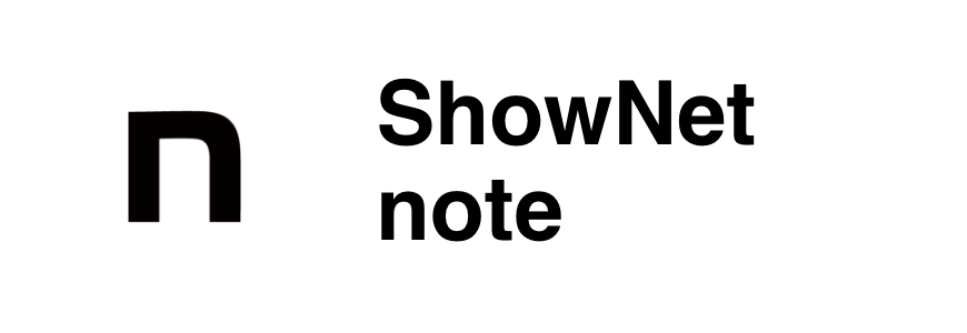 ShowNet note
